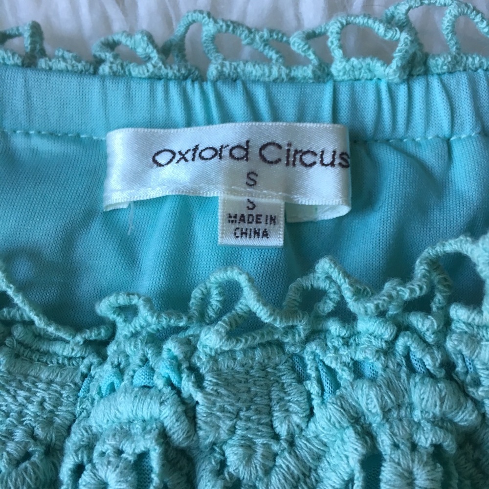Oxford Circus | Lace Mint Skirt - Picture 5 of 5